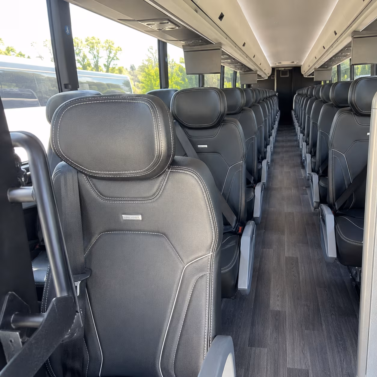 lawton charter bus interior